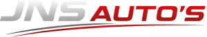 Officieel JNS Auto’s logo van autobedrijf in Gemert gespecialiseerd in betrouwbare occasions, service en mobiliteit.